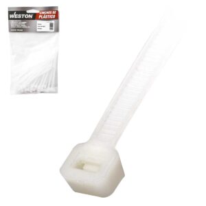CINCHO PLASTICO BLANCO 2.5 X 150MM    (bolsa c/100)