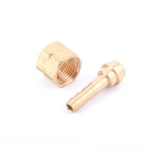 CONEXIÓN PARA MANGUERA CUATA 1/4" ROSCA 9/16"-18 DERECHA OXÍGENO