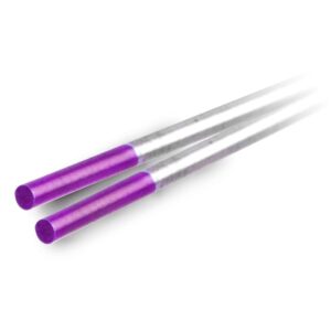 ELECTRODO D/TUNGSTENO MORADO 1/8" X 7" (Precio x Caja - caja c/10 piezas)