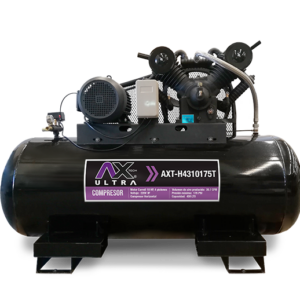 COMPRESOR HORIZONTAL 430Lts CABEZAL 4 PISTONES EN V MOTOR CARROLL 10HP,220V 3PH, 39.7CFM, 175PSI