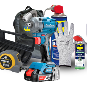 KIT DIA DEL PADRE LLAVE DE IMPACTO WESTON X DONG CHENG X WD40