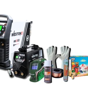 INVERSOR MIG/MAG/MMA/TIG 251 AMP 220V 1 FASE P/15KG PLUS MAS (KIT) WESTON