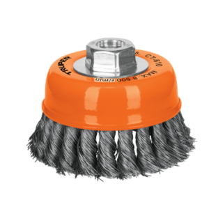 CEPILLO TRENZADO D/COPA 4" (EJE. 5/8-11) CT-610 TRUPER