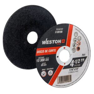 DISCO D/CORTE P/METAL 4-1/2" x 1/16"(1.58) x 7/8" F41 (Emp. c/10 Pzas - Precio x Pza)