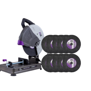 CORTADORA DE METAL 14" 2200W + 10 DISCO DE CORTE DE 14"