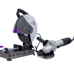 COMBO CORTADORA DE METAL 14″ 2200W + MINIESMERILADORA ANGULAR 4-1/2 120V 850W