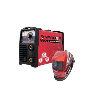 INVERSOR SOLDADORA SPIDER ARC-200 110/220V 130A/60-118A/100 (MW-SPIDER200) + CARETA ELECT. (WEGA350) MARAGA