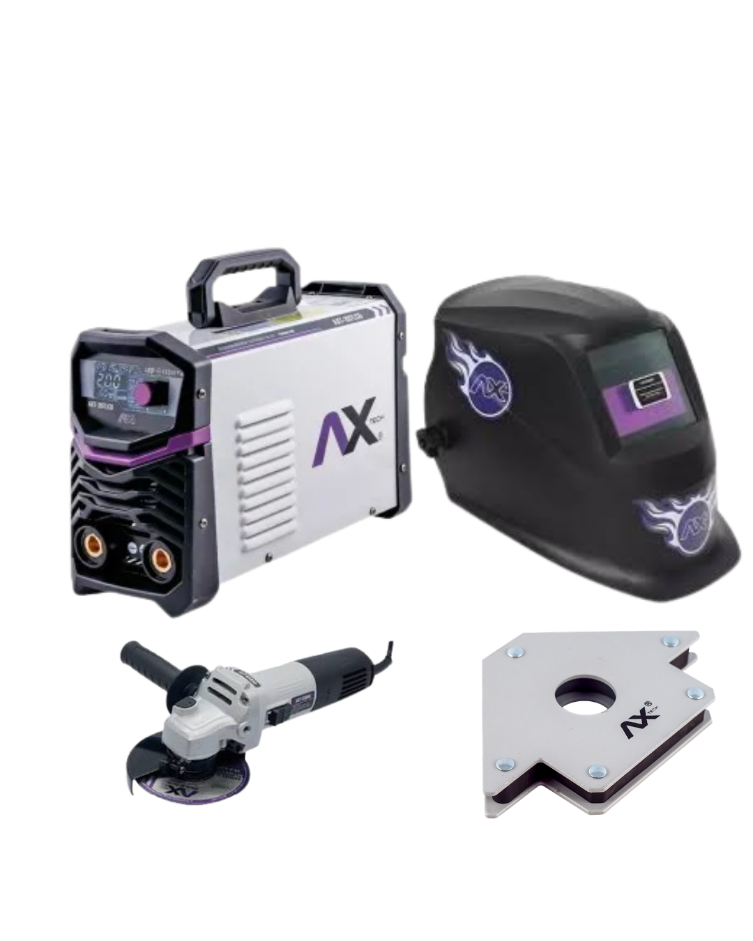 COMBO SOLDADORA INV 200A BI VOLT (AXT-CE1002+ AXT-ES850+AXT-ESM22) AXTECH