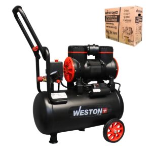 COMPRESOR SILENCIOSO D/ACEITE 24L 110V WPLUS W-60050 WESTON